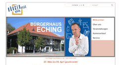 Desktop Screenshot of buergerhaus-eching.de